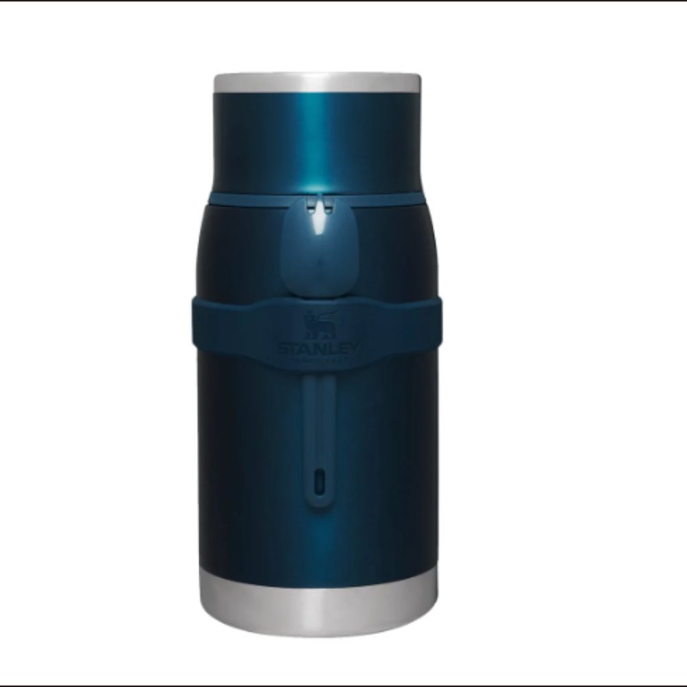 Stanley NWT Adventure To-Go Food Jar + Spork - 36 oz - Blue Glow (Ltd Edition)